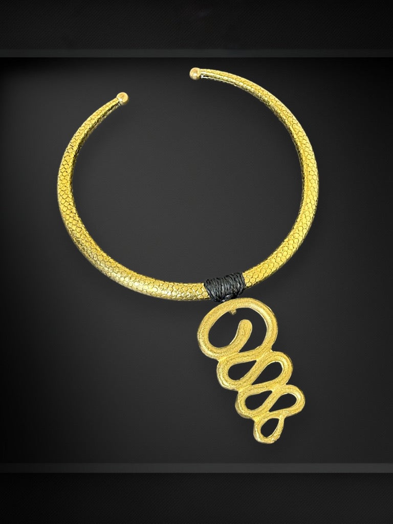 Collier "SERPENT D'OR"