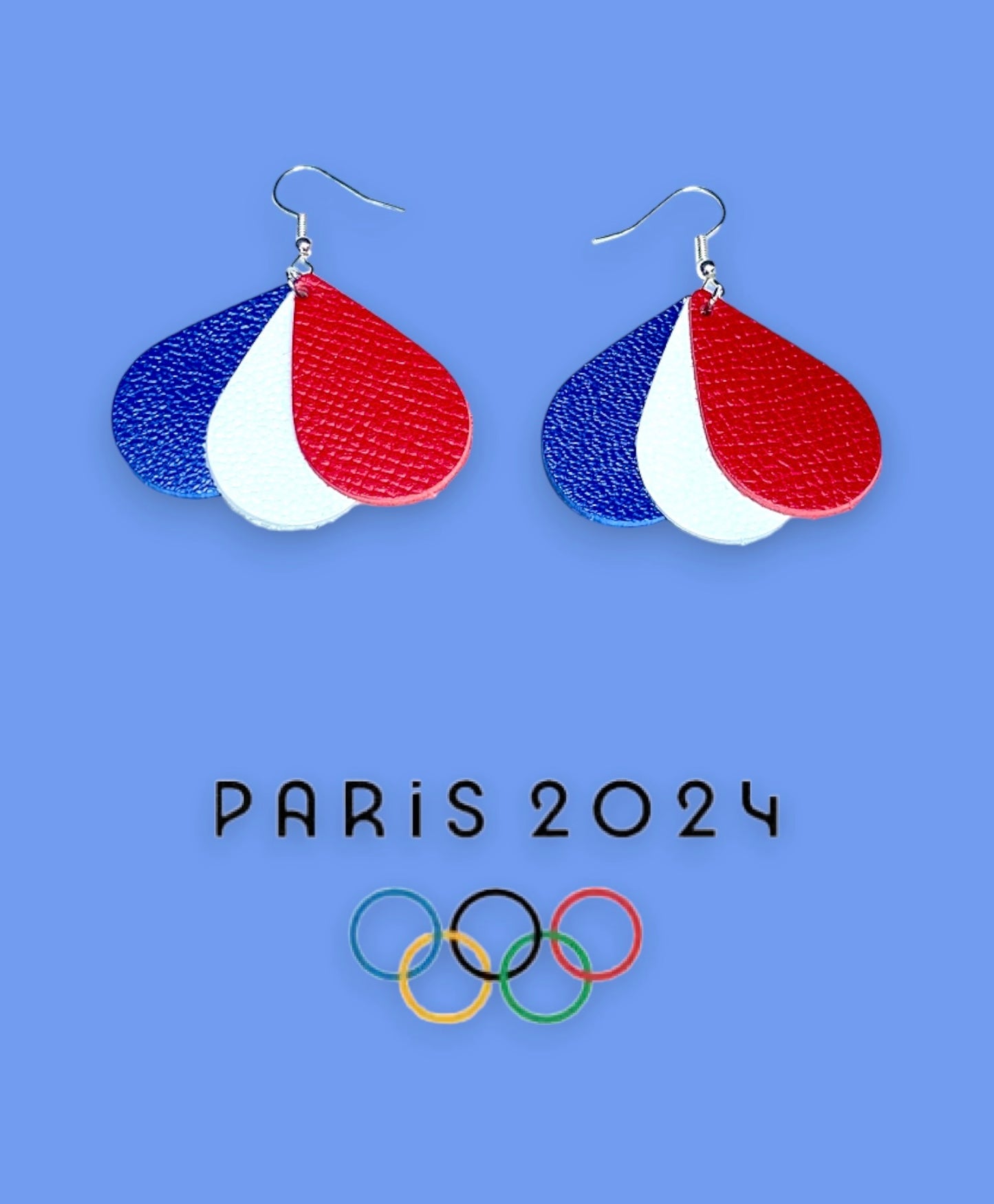 Boucles d'oreilles - JO 2024 Gouttes