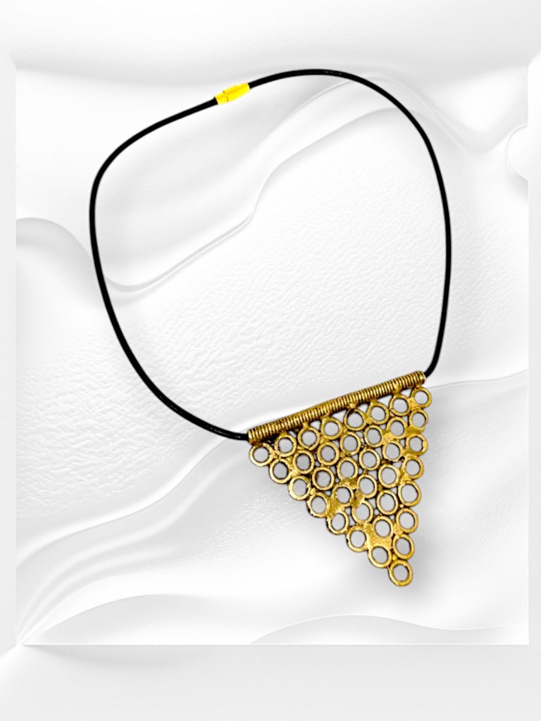 Collier "TRIADE DOREE"