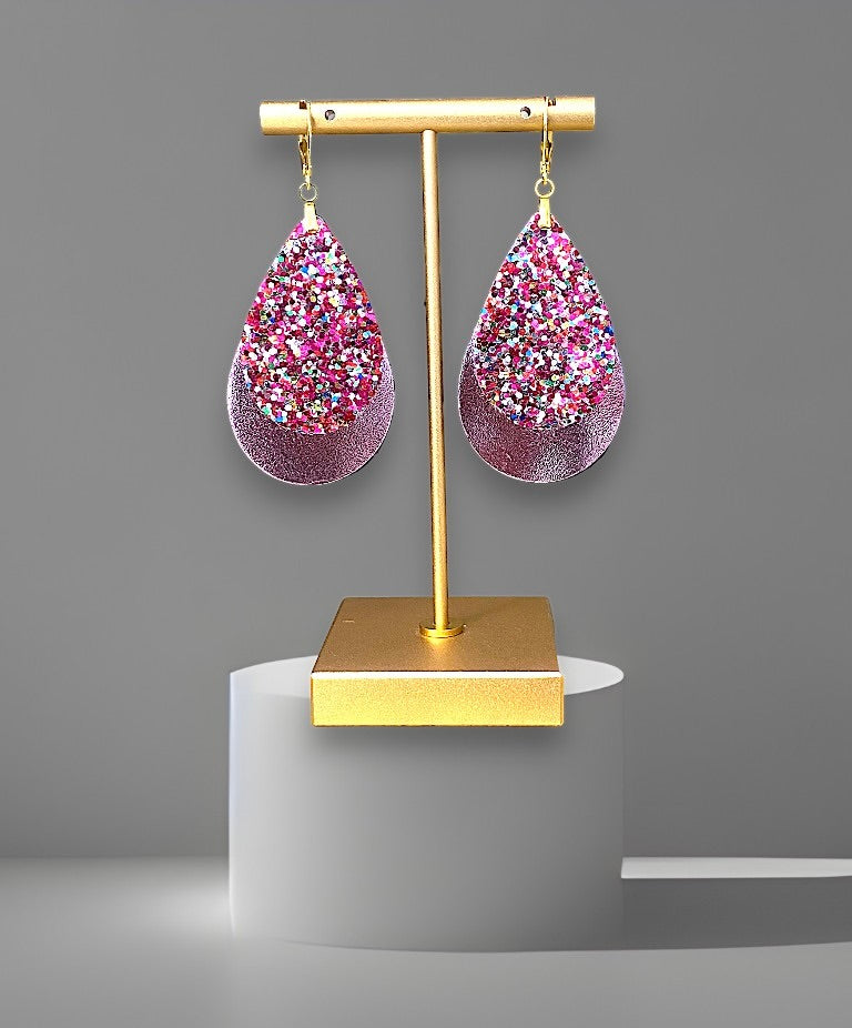 Boucles d’oreilles - DISCO Rose