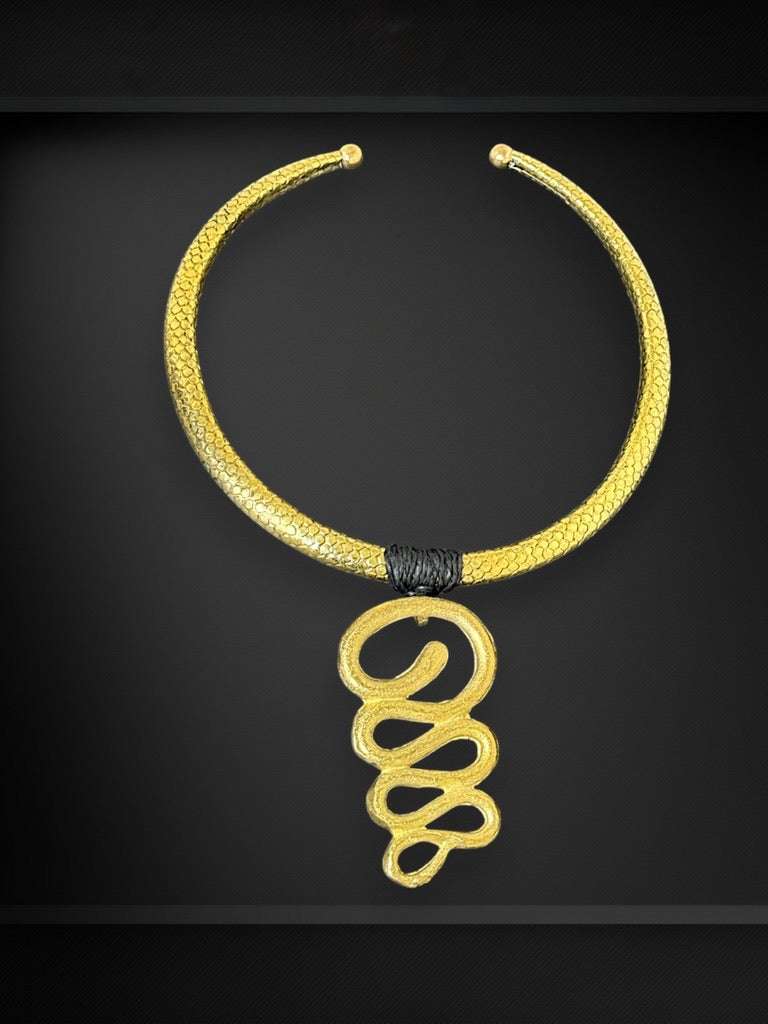 Collier "SERPENT D'OR"