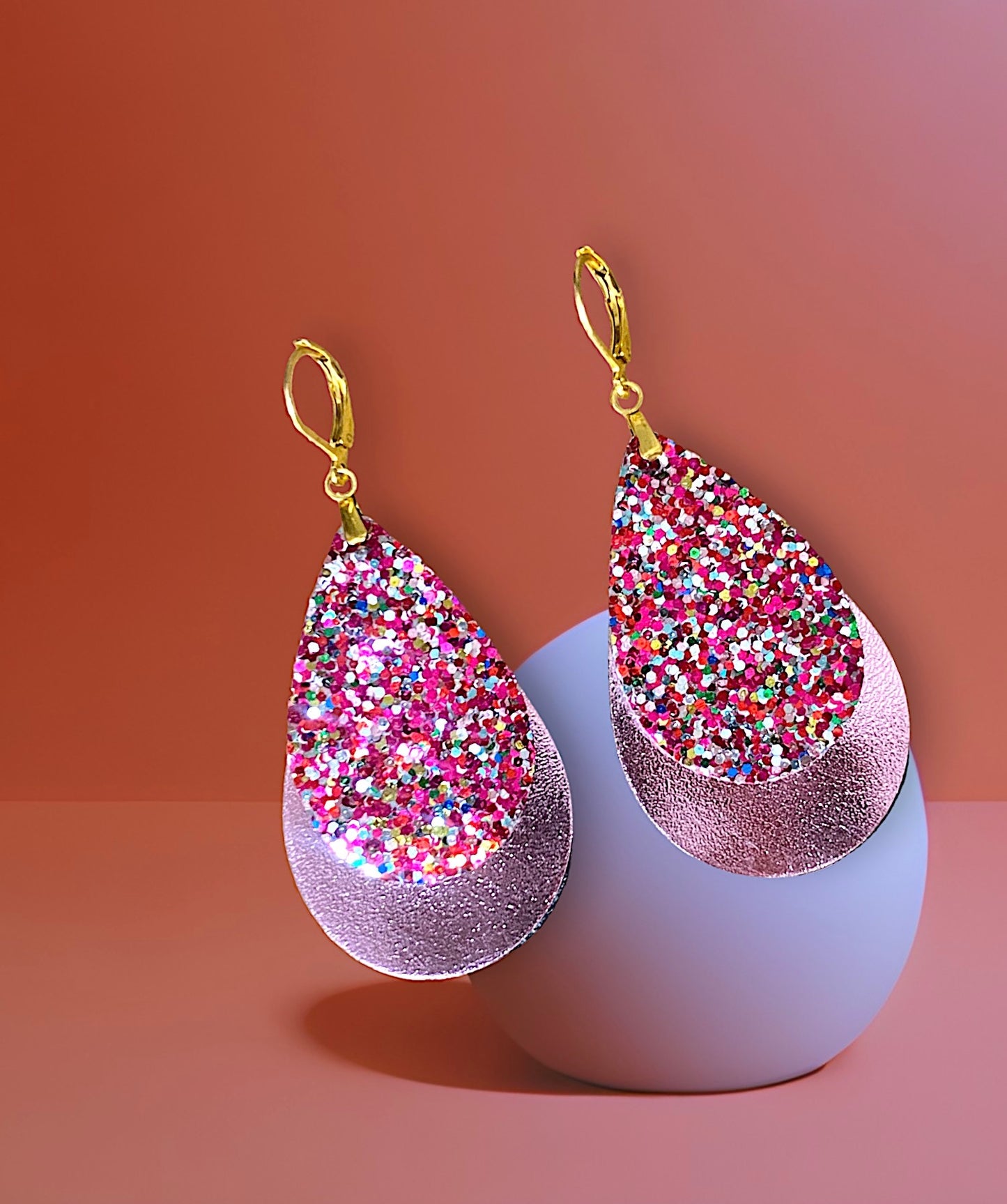 Boucles d’oreilles - DISCO Rose