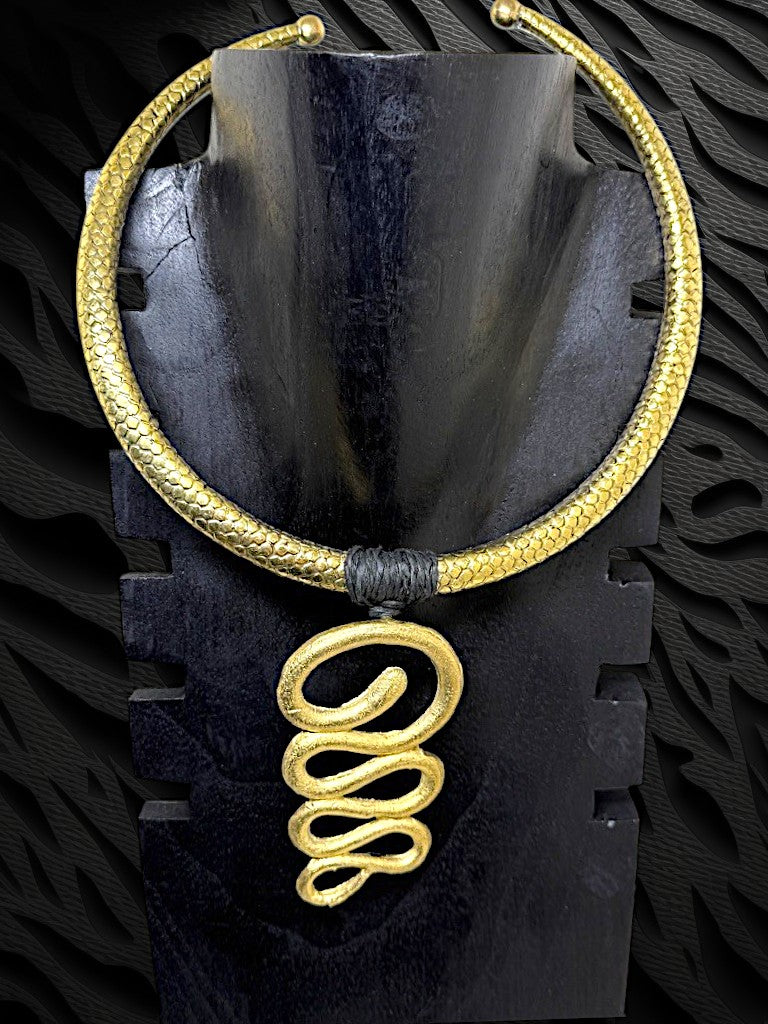 Collier "SERPENT D'OR"