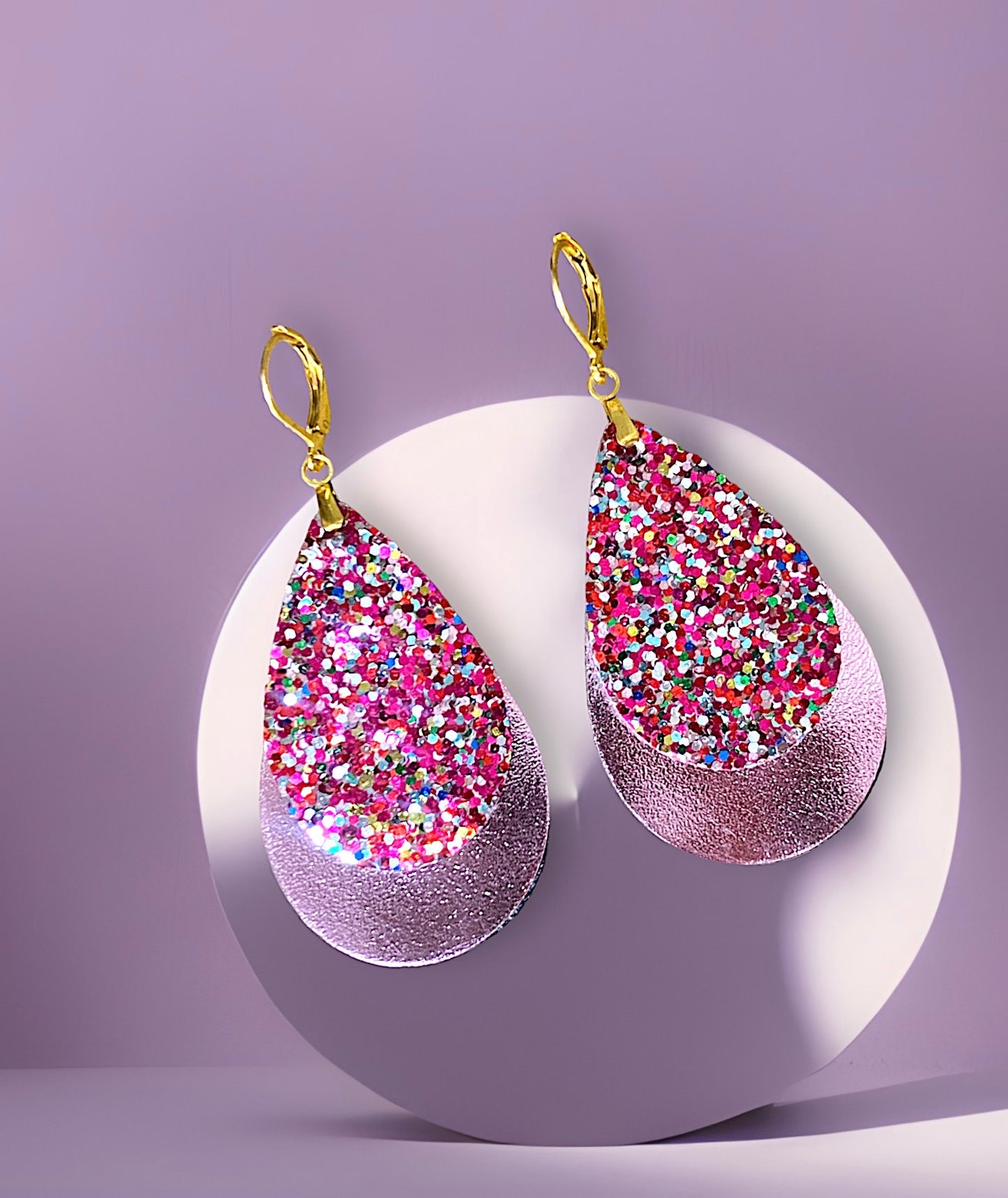 Boucles d’oreilles - DISCO Rose