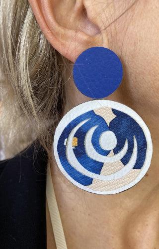 Boucles d'oreilles -BLUE ETHNIE