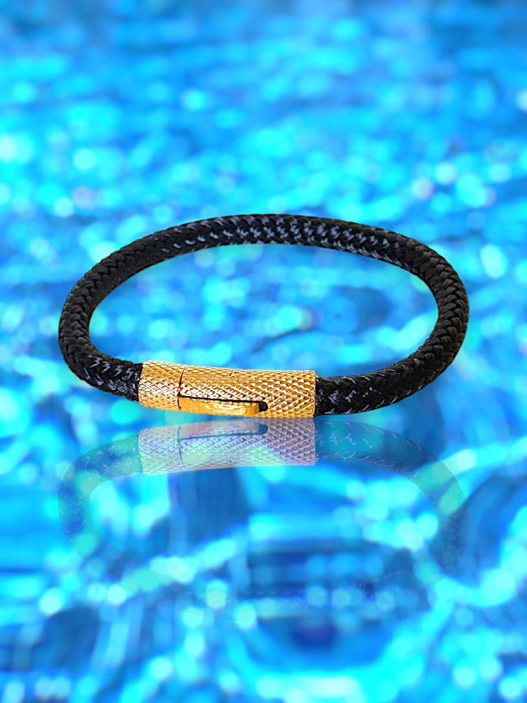 Bracelet Marin "Capitaine Or" Marine