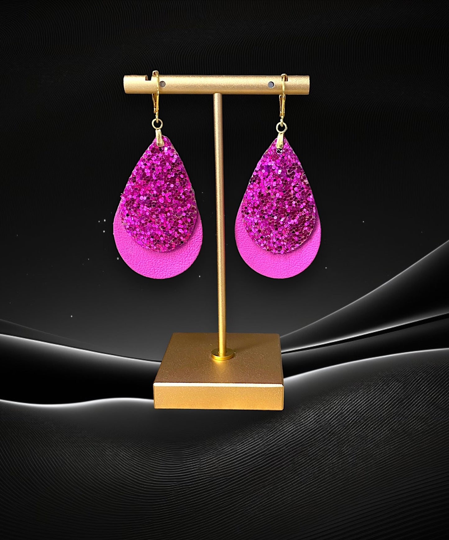 Boucles d’oreilles - DISCO Fuscia