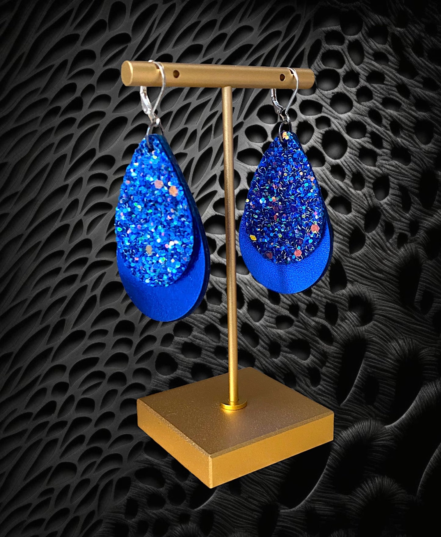 Boucles d’oreilles - DISCO Bleu