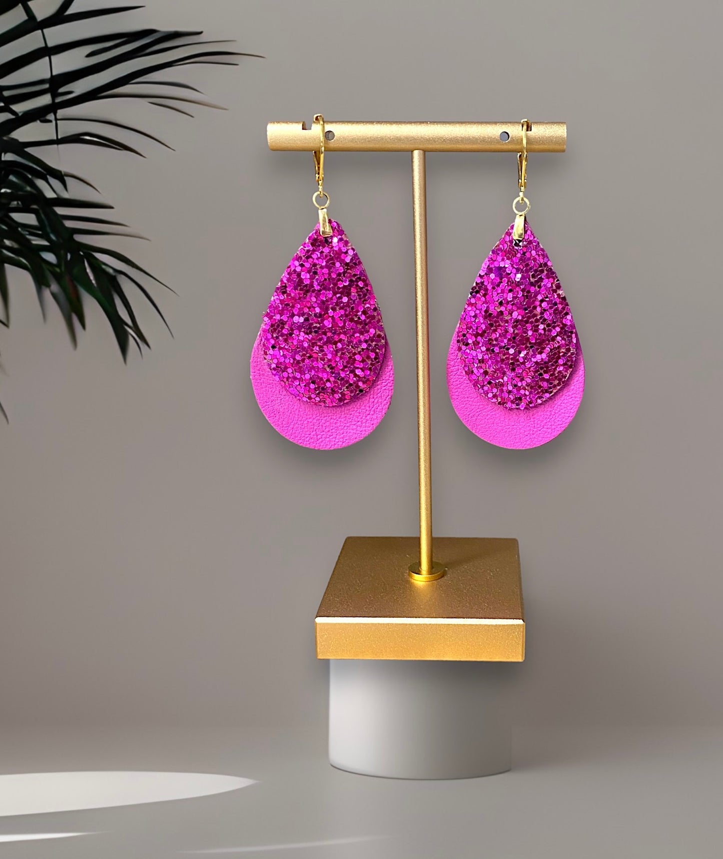 Boucles d’oreilles - DISCO Fuscia