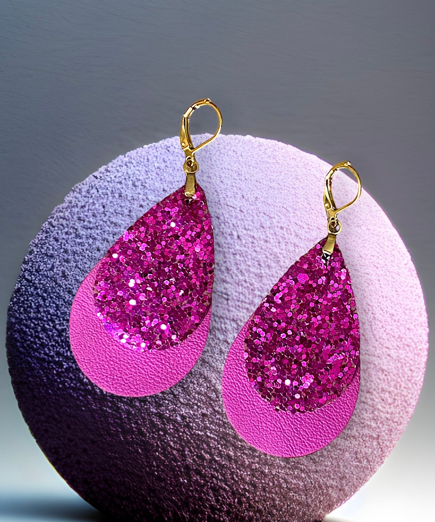 Boucles d’oreilles - DISCO Fuscia